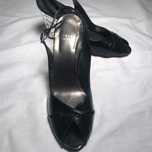 Stuart Weitzman Patent Wedges